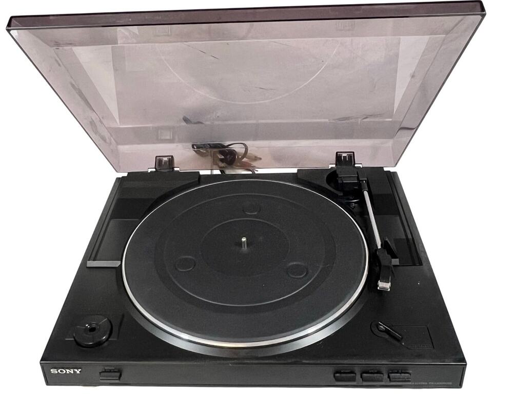 Sony Stereo Turntable System Record Player PS-LX300USB Tested Working